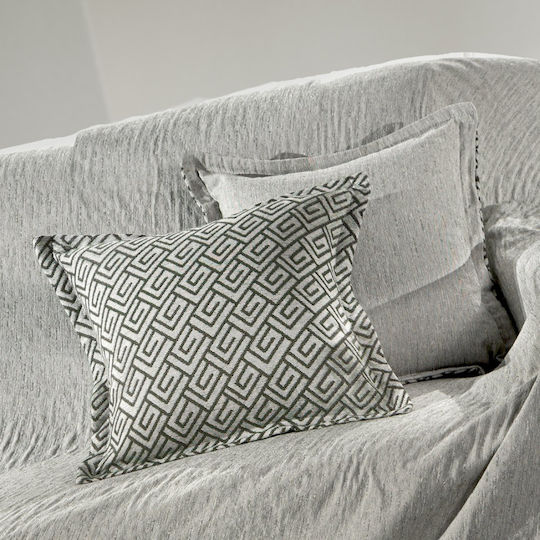 Guy Laroche Moreno Decorative Pillow Case Made of 100% Cotton Verde 50x50cm
