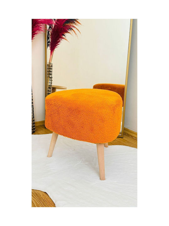 Living Room Bed Stool Upholstered with Bohemian Fabric 46x46x46cm