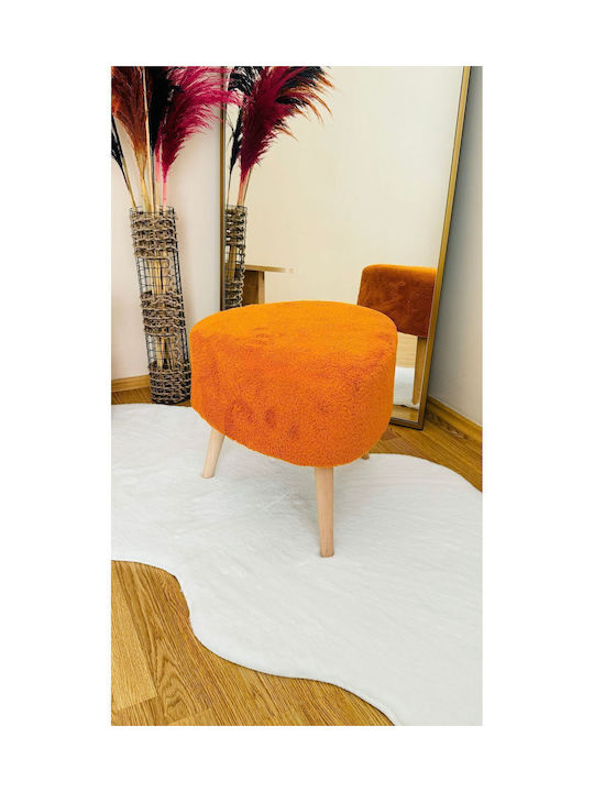 Living Room Bed Stool Upholstered with Bohemian Fabric 46x46x46cm