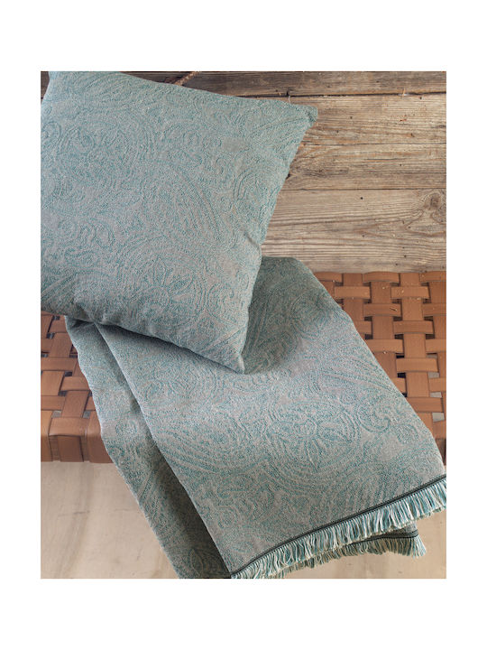 Rythmos Decorative Pillow Case Ivy Blue 40x40cm