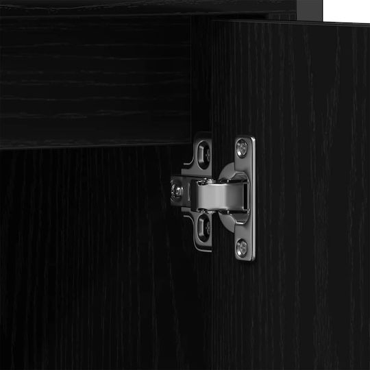 vidaXL Vanity Unit Without Sink M60xD30xH60cm Black Oak