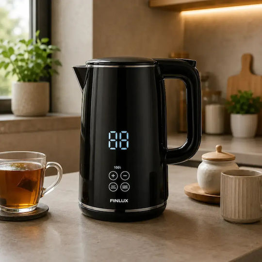 Finlux Електрическа Кана 1.7l 2200W Черна