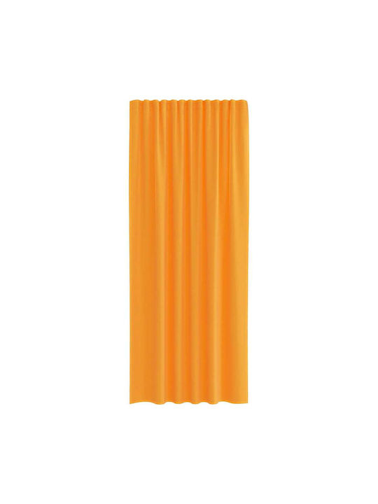 vidaXL Set Perdele Fereastră cu Capse Portocalii 140x225cm