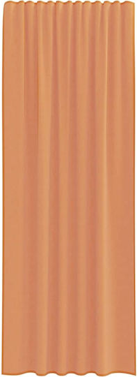 vidaXL Комплект Пердета И Завеси С Презрамки Voile Терракота 140x260см