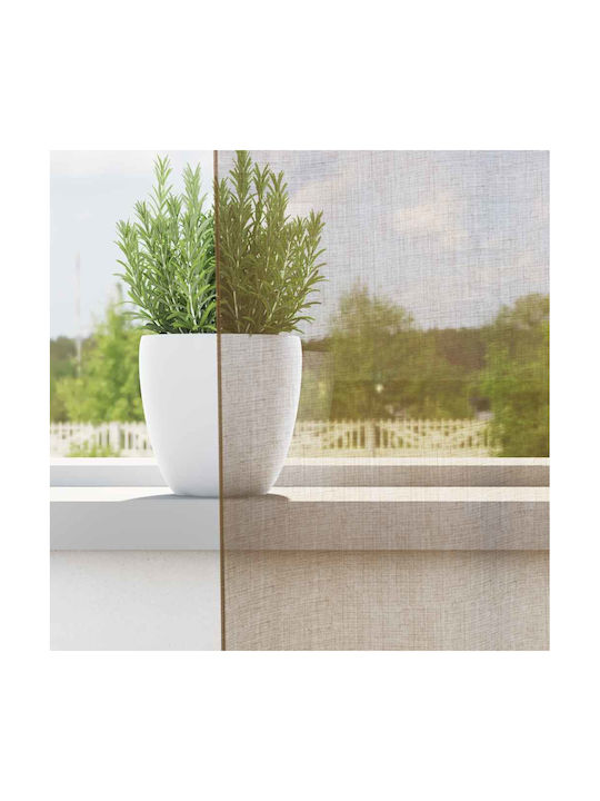 vidaXL vidaXL Vorhänge Fenster mit Grommet Offenes Braun 140x260cm