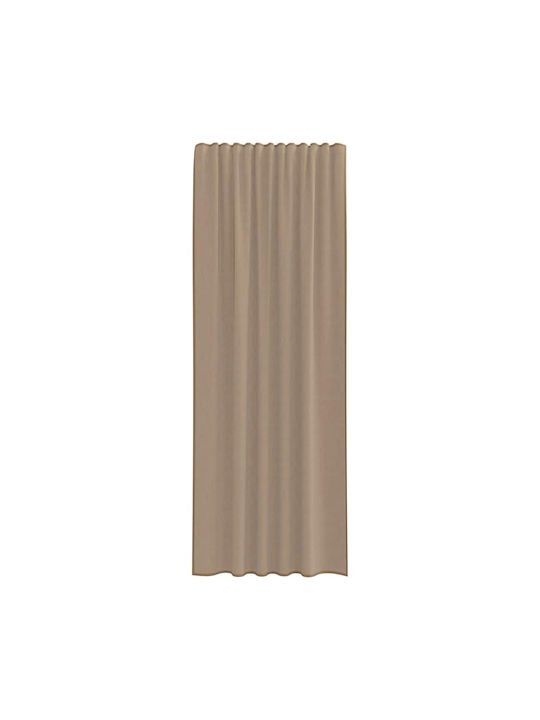 vidaXL vidaXL Vorhänge Fenster mit Grommet Offenes Braun 140x260cm