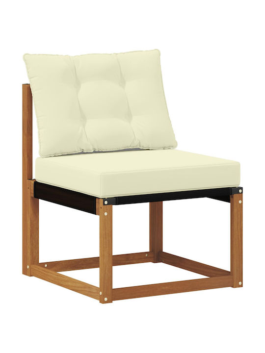 Canapea De Colț De Exterior Din Lemn Cu Perne 304x187.5x73cm