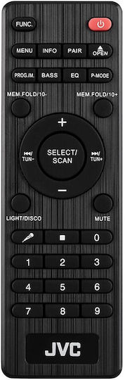 JVC Ηχοσύστημα 2.0 MX-E325B-DAB με CD Player Μαύρο