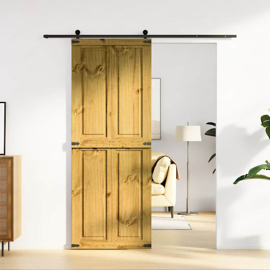 Corona Innentür Honig Braun 80 x 210 cm Massivholz Kiefer 42021180 Braun