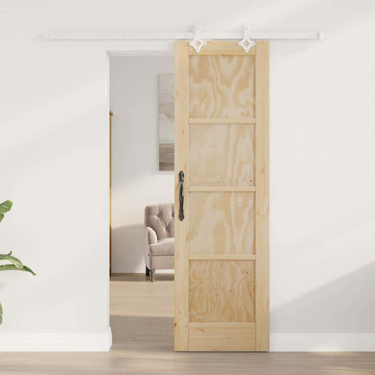 Ușă Glisantă Natural Alb 61 X 198,5 Cm 3445521 Maro