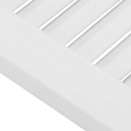 Doors Swing 2 Pcs White Solid Pine Wood 42047180 White