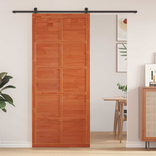 Ușă Tip Hambar Ceară Antichizată 90 X 2,5 X 208 Cm 42047148 Maro Ușă Tip Hambar Ceară Antichizată 90 X 2,5 X 208 Cm 42047148 Maro