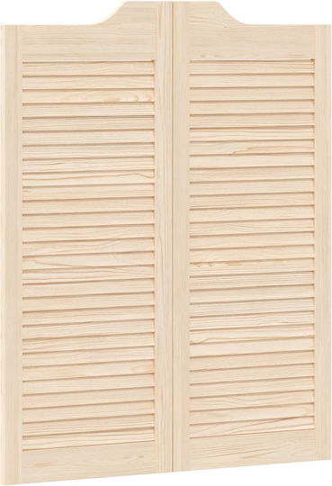 Vidaxl Doors Swing Natural 100 x 40 cm Solid Pine Wood
