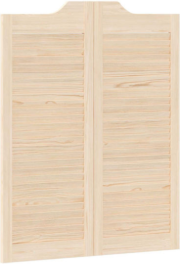 Vidaxl Doors Swing Natural 100 x 40 cm Solid Pine Wood