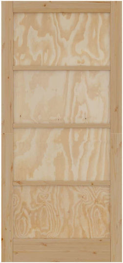 Εσωτερική Πόρτα Φυσικό 93 X 202 Cm Κόντρα Πλακέ 42052398 Καφέ