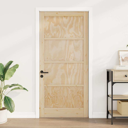 Εσωτερική Πόρτα Φυσικό 93 X 202 Cm Κόντρα Πλακέ 42052398 Καφέ