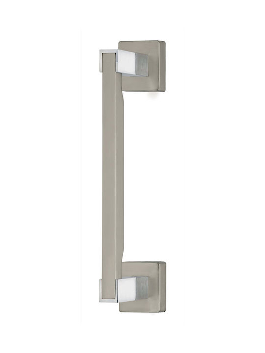 Viometale Λαβή Εξώπορτας 220mm Νίκελ Ματ