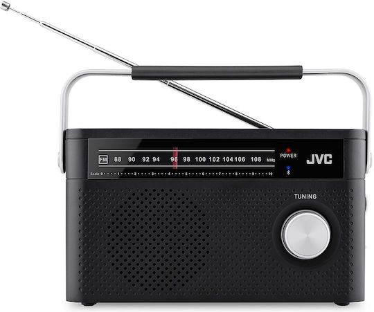 JVC RA-E315B Radio de Birou Electric cu Bluetooth Negru
