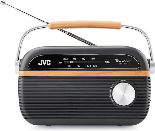 JVC RA-E215G Επιτραπέζιο Ραδιόφωνο Ρεύματος Γκρι
