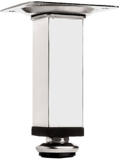 AI45 Metallic Furniture Leg Suitable for Table / Coffee Table 20x20x20cm Matte Nickel G-P2510
