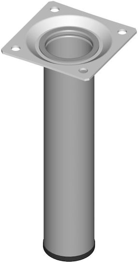 Element-System Metallic Furniture Leg Suitable for Table / Coffee Table 3x3x20cm Silver