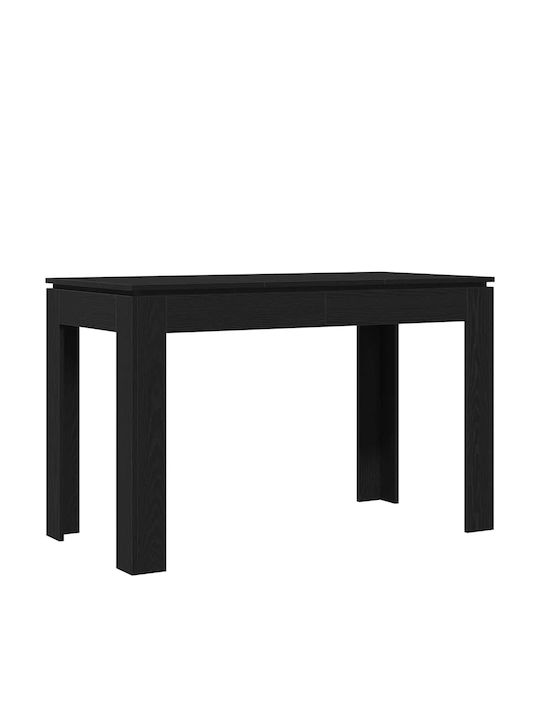 Esstisch Holz Schwarz Eiche 120x60x76cm