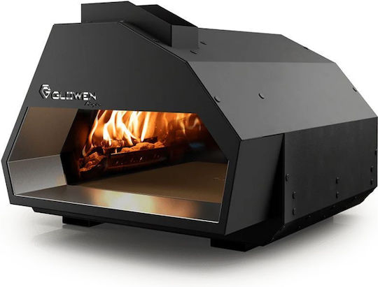 Glowen Cuptor De Pizza De Lemn Tradițional Glow R1 Oven Negru