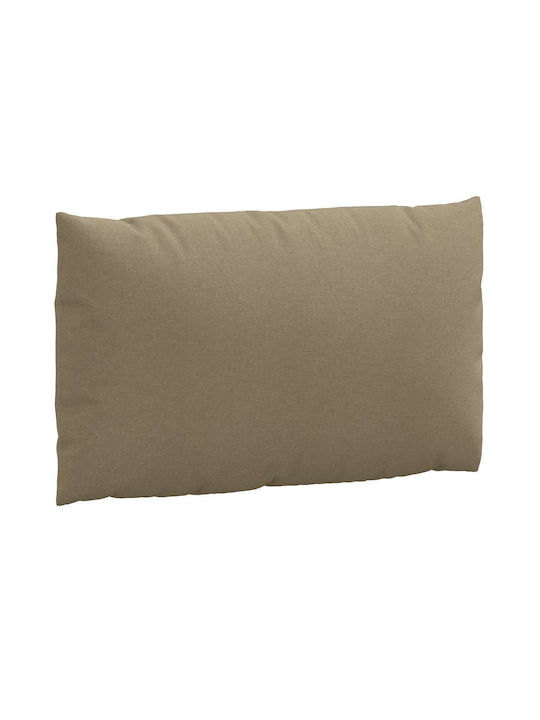 vidaXL Garden Chair Cushions with Backrest Taupe 3 Pieces