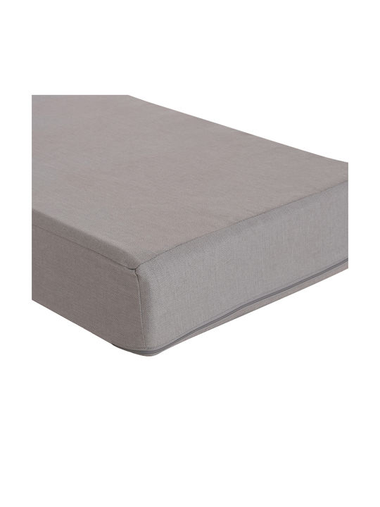 HomeMarkt Waterproof Sunbed Cushion with Backrest Olefin Fishbone