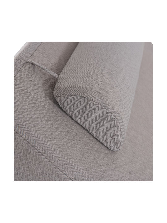 HomeMarkt Waterproof Sunbed Cushion with Backrest Olefin Fishbone