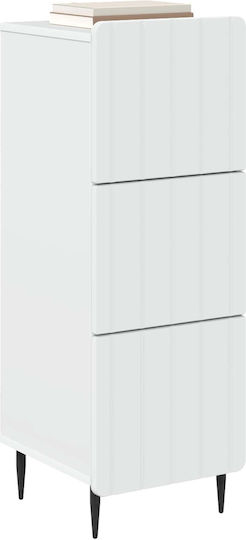 Comodă de Depozitare din Lemn cu 3 Sertare M33xL34,5xÎ92cm