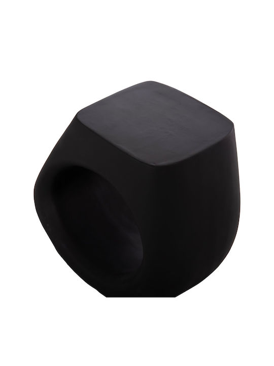 Hocker Für Das Wohnzimmer Keramik Schwarz