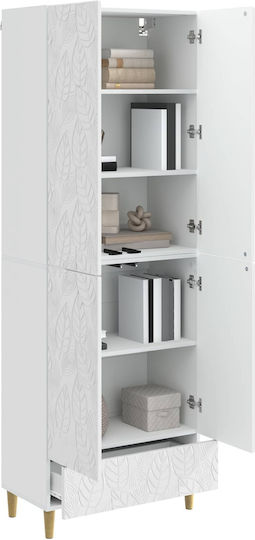 Библиотеки Бели (2 бр.) 66x34.5x95 см