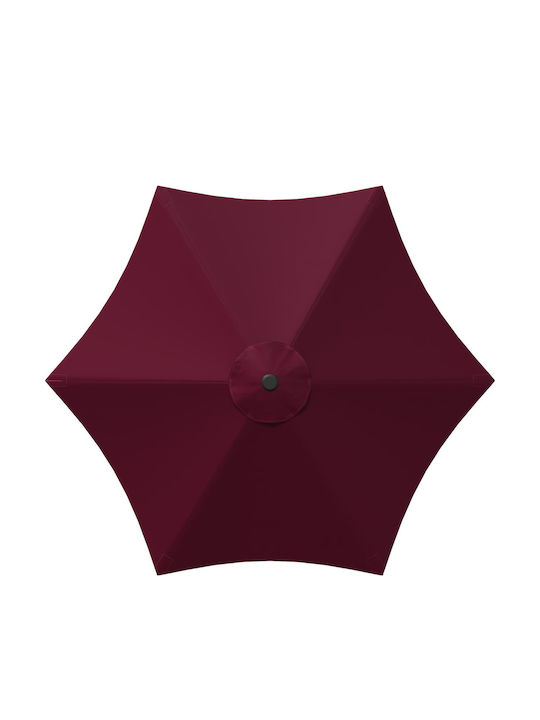 Round Aluminum Turquoise Parasol Φ2.3m