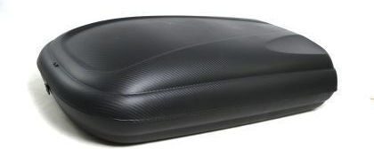 Autodachboxen Mit Doppelseitigem Öffnen Gewicht 400lt Schwarze Kohlenstofffarbe BA400/PA/DS