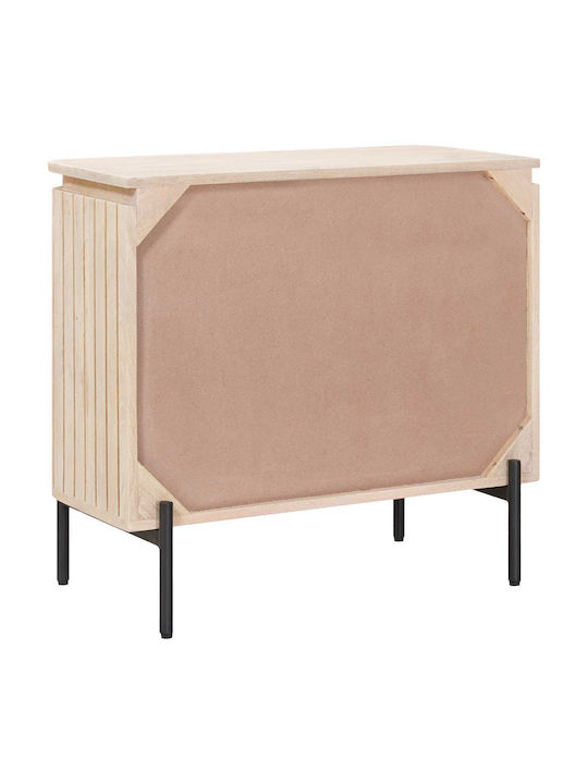 Wooden Bedroom Chest of Drawers With 3 Drawers 70x30x65cm