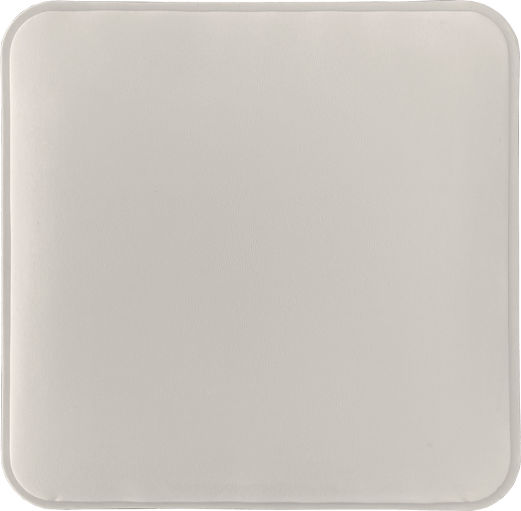 Garden Stool Outdoor Polypropylene 685700 with Beige Cushion 28x28x47cm