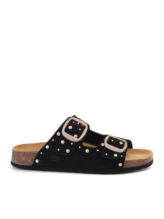 Women's Flat Sandals Black