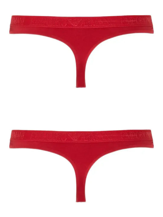 Γυναικεία String 2Pack Κόκκινο