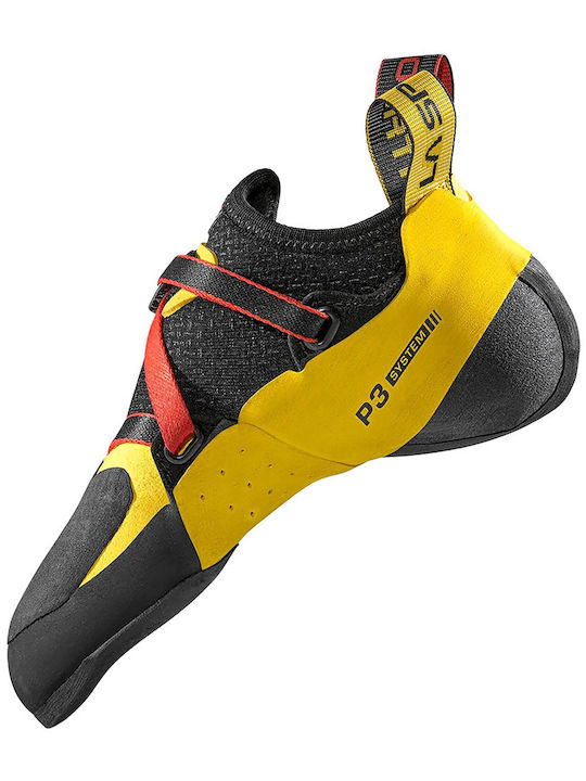 La Sportiva Solution Comp Παιδικά Ασύμμετρα Παπούτσια Αναρρίχησης Κίτρινα