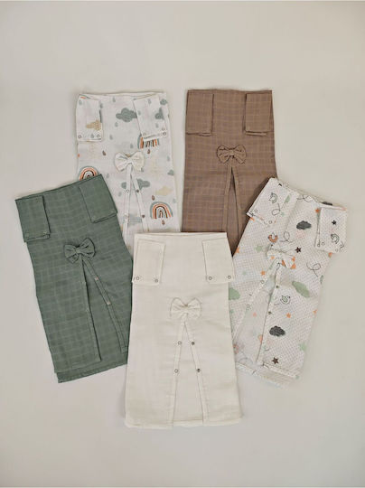 SteweHome Brown Stroller Blanket