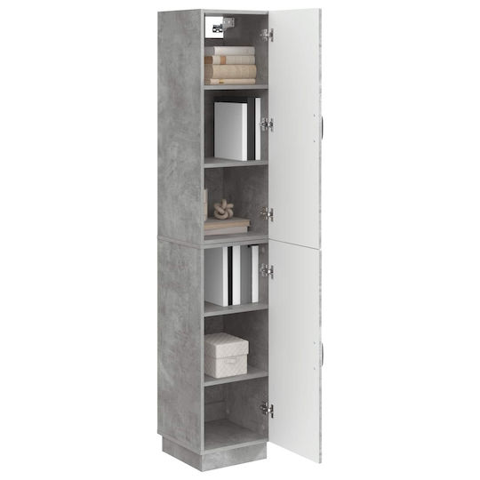 vidaXL Στήλη Μπάνιου Τοίχου 33x34.5x87cm Sonoma