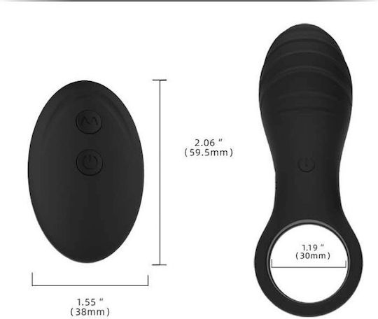 Aph Δαχτυλίδι Πέους Δόνηση Αιδοίο Penis Ring Vibrator Vagina Cl-16-17