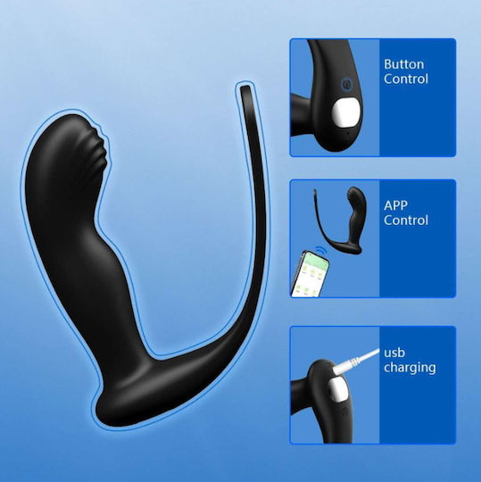 Aph Cock Ring Penis Anal Vibrator Cl-16-18-β