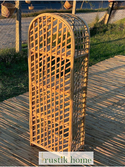 SteweHome Raft de Baie de Podea din Lemn 45x25x130cm Bej