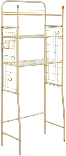 5Five Linea Boden Badezimmerregal Metallisch mit 3 Regalen 68x36x163cm 5Five Linea Boden Badezimmerregal Metallisch mit 3 Regalen 68x36x163cm