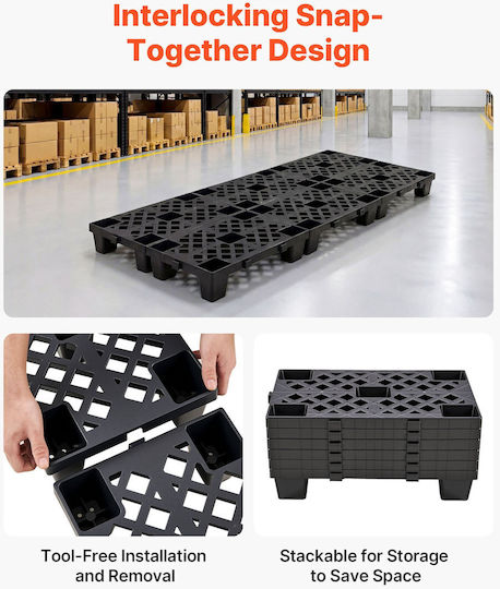Vevor Packaging Pallet 50x30.5x10cm 6pcs