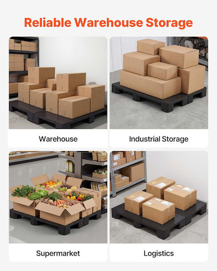 Vevor Stacker for Load Weight up to 1t in Black Colour
