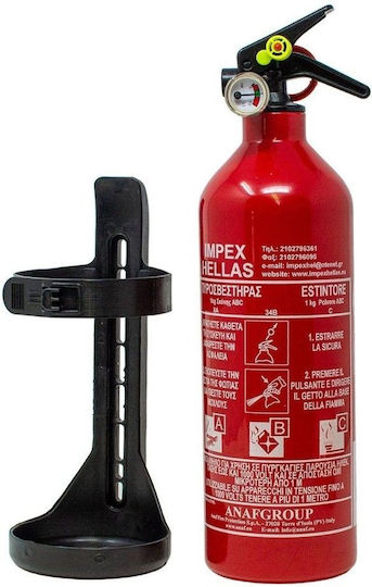 PS1-X Extinctoare Auto Pentru Incendii Pulbere Uscată 8A 34B C 1kg