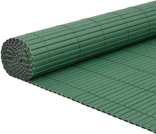 vidaXL Plastic Fence Panel in Green Colour 3x1.8m
